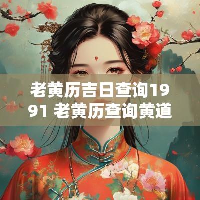 老黄历吉日查询1991 老黄历查询黄道吉日2025