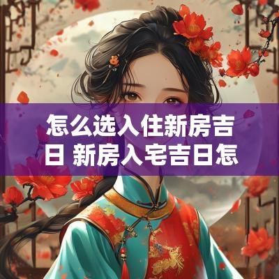 怎么选入住新房吉日 新房入宅吉日怎么选