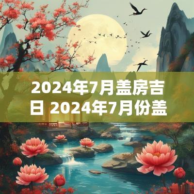 2025年7月盖房吉日 2025年7月份盖房的黄道吉日