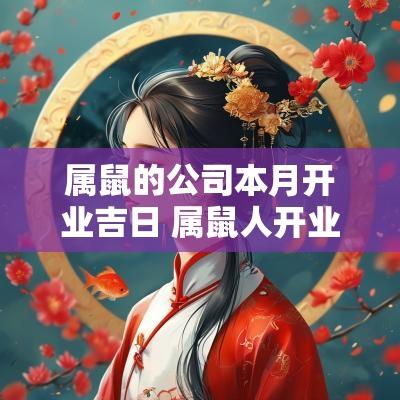 属鼠的公司本月开业吉日 属鼠人开业好日子