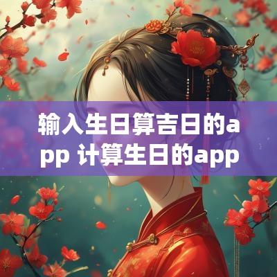 输入生日算吉日的app 计算生日的app