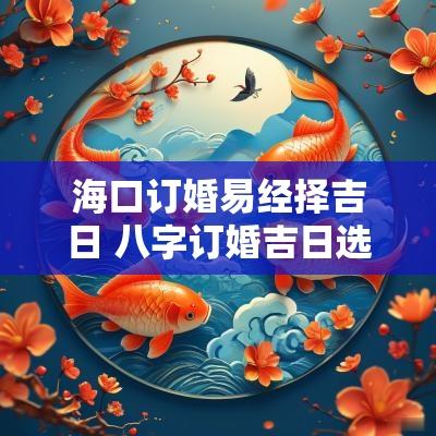 海口订婚易经择吉日 八字订婚吉日选择