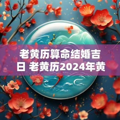 老黄历算命结婚吉日 老黄历2025年黄道吉日适合结婚的