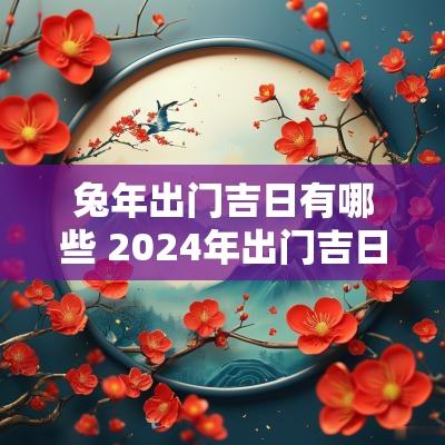 蛇年出门吉日有哪些 2025年出门吉日吉时