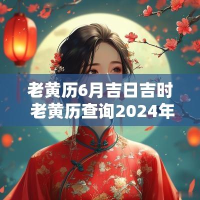 老黄历6月吉日吉时 老黄历查询2025年6月黄道吉日