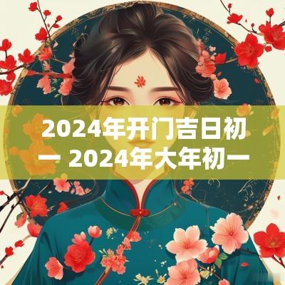 2025年开门吉日初一 2025年大年初一开门吉时
