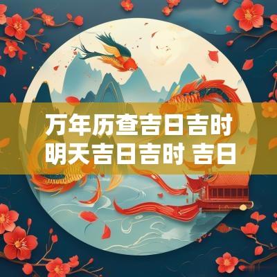 万年历查吉日吉时明天吉日吉时 吉日吉时万年历老黄历查询