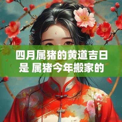 四月属猪的黄道吉日是 属猪今年搬家的黄道吉日