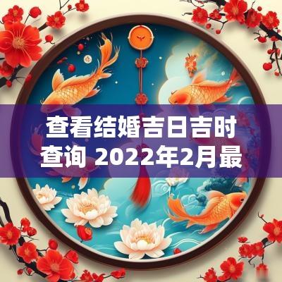 查看结婚吉日吉时查询 2025年2月最佳结婚吉日吉时一览表