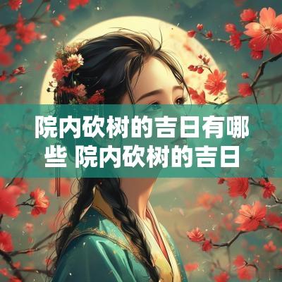 院内砍树的吉日有哪些 院内砍树的吉日