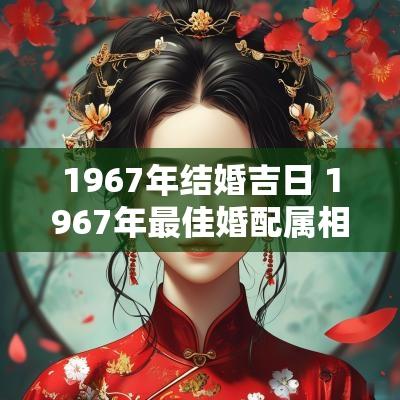 1967年结婚吉日 1967年最佳婚配属相