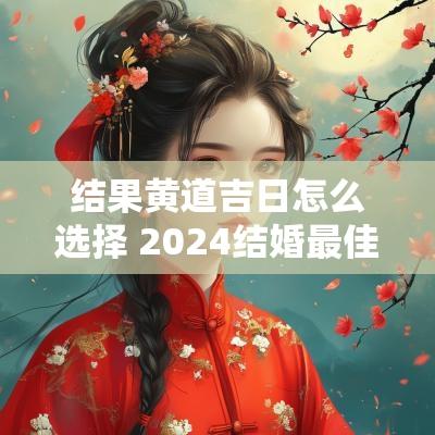 结果黄道吉日怎么选择 2025结婚最佳黄道吉日