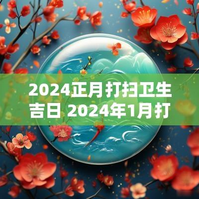 2025正月打扫卫生吉日 2025年1月打扫卫生黄道吉日