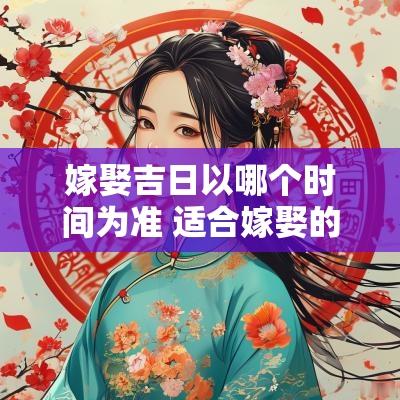嫁娶吉日以哪个时间为准 适合嫁娶的黄道吉日