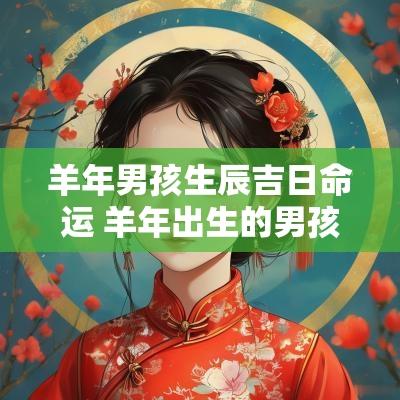 羊年男孩生辰吉日命运 羊年出生的男孩命运如何