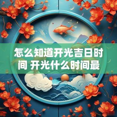 怎么知道开光吉日时间 开光什么时间最好最吉利