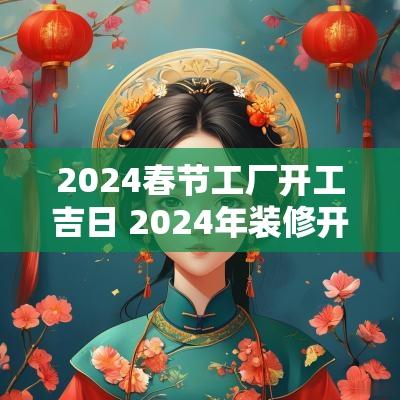 2025春节工厂开工吉日 2025年装修开工吉日查询表