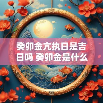 癸卯金亢执日是吉日吗 癸卯金是什么意思