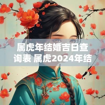 属蛇年结婚吉日查询表 属虎2025年结婚黄道吉日