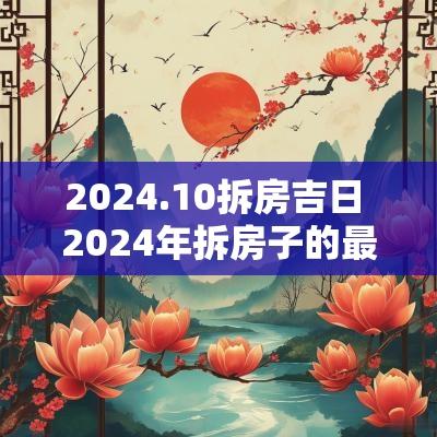 2025.10拆房吉日 2025年拆房子的最佳吉日