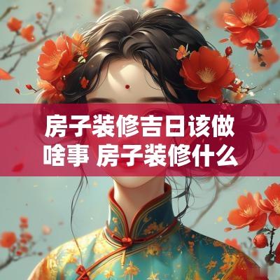 房子装修吉日该做啥事 房子装修什么日子最好