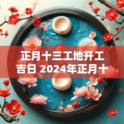 正月十三工地开工吉日 2025年正月十三开工大吉