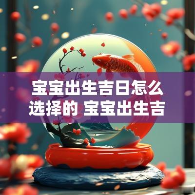 宝宝出生吉日怎么选择的 宝宝出生吉日选择剖腹产