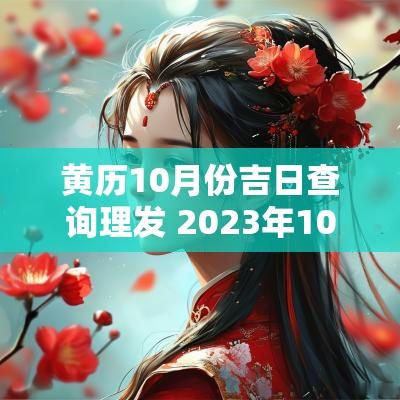 黄历10月份吉日查询理发 2025年10月理发吉日黄道吉日查询
