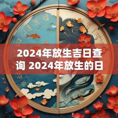 2025年放生吉日查询 2025年放生的日子查询最新