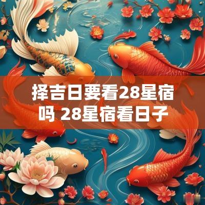 择吉日要看28星宿吗 28星宿看日子
