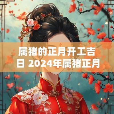 属猪的正月开工吉日 2025年属猪正月开业吉日