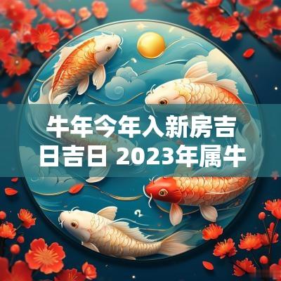 蛇年今年入新房吉日吉日 2025年属牛新居入伙吉日有哪些