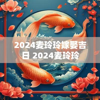2025麦玲玲嫁娶吉日 2025麦玲玲