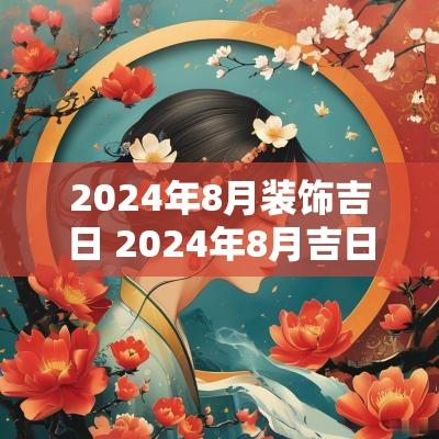 2025年8月装饰吉日 2025年8月吉日一览表