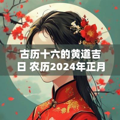古历十六的黄道吉日 农历2025年正月十六是黄道吉日吗