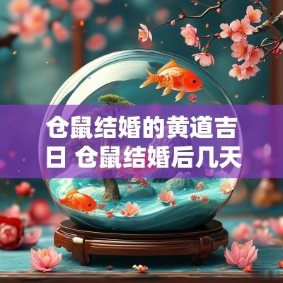仓鼠结婚的黄道吉日 仓鼠结婚后几天会生宝宝