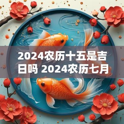2025农历十五是吉日吗 2025农历七月十五是黄道吉日吗