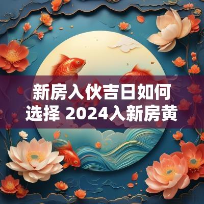 新房入伙吉日如何选择 2025入新房黄道吉日