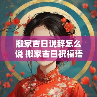 搬家吉日说辞怎么说 搬家吉日祝福语怎么说