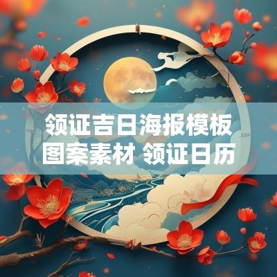 领证吉日海报模板图案素材 领证日历图片