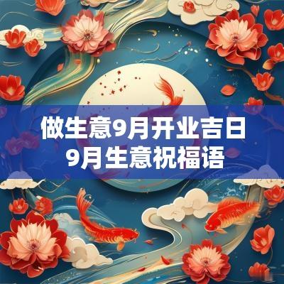 做生意9月开业吉日 9月生意祝福语