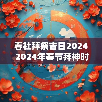 春社拜祭吉日2025 2025年春节拜神时间表