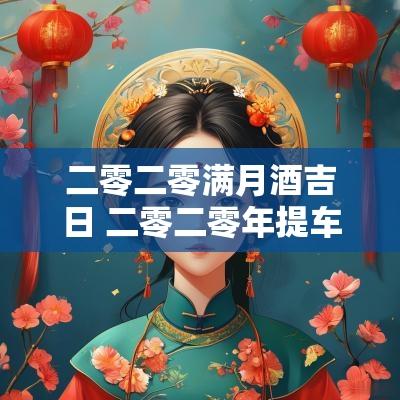 二零二零满月酒吉日 二零二零年提车吉日