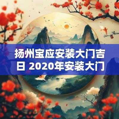扬州宝应安装大门吉日 2025年安装大门吉日及时间