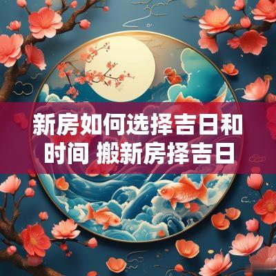 新房如何选择吉日和时间 搬新房择吉日的正确方法