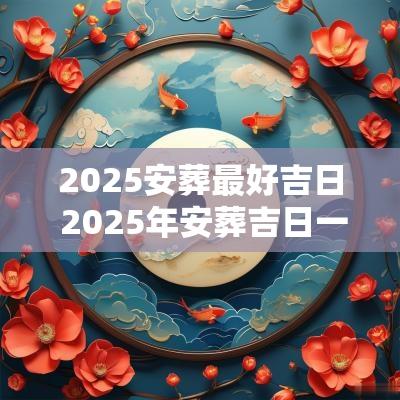 2025安葬最好吉日 2025年安葬吉日一览表