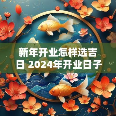 新年开业怎样选吉日 2025年开业日子怎么选吉日
