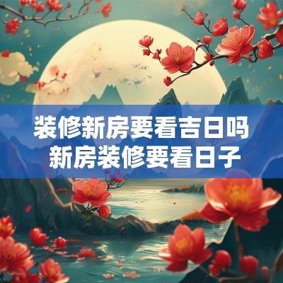 装修新房要看吉日吗 新房装修要看日子开工吗