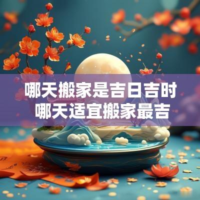 哪天搬家是吉日吉时 哪天适宜搬家最吉利