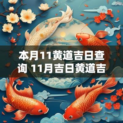 本月11黄道吉日查询 11月吉日黄道吉日查询
